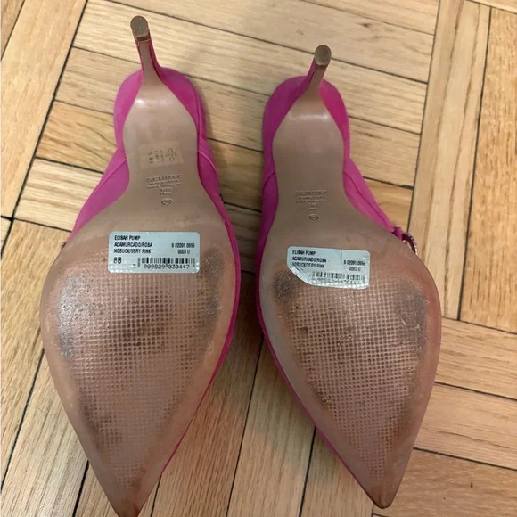 SCHUTZ Pink Embellished Mule Heels - Picture 4 of 5